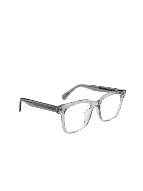 

Ted Smith Unisex Grey Full Rim Wayfarer Frames