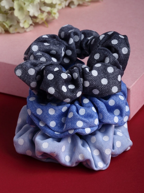 

Stoln Girls Grey & Blue Set of 3 Scrunchies