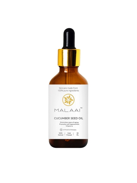 

MALAAI Cucumber Seed Natural Oil 50 ml, Transparent