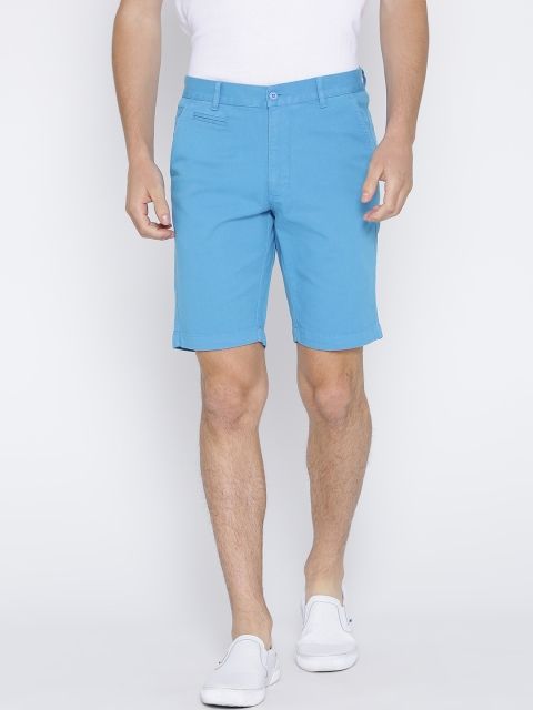 

John Miller Hangout Men Blue Solid Slim Fit Shorts