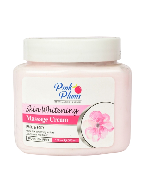 

Pink Plums Skin Whitening Paraben Free Face & Body Massage Cream - 500ml