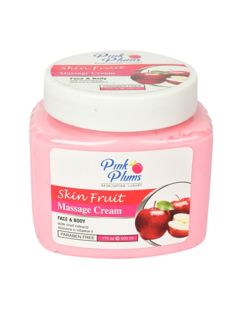 

Pink Plums Skin Fruit Paraben Free Face & Body Massage Cream 500 ml