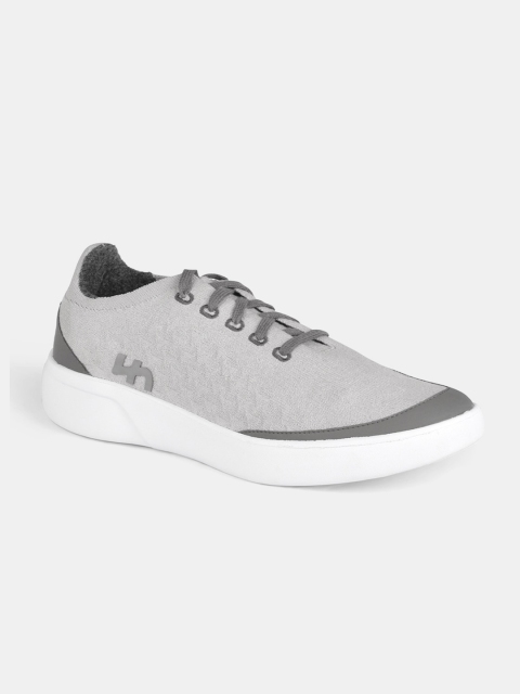 

Flatheads Women Grey Solid Lightweight Sneakers