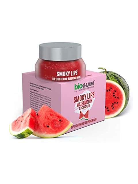 

COSMETOFOOD Bioglam Smoky Lips Watermelon Lip Lightening Sleeping Mask, 15g, Multi