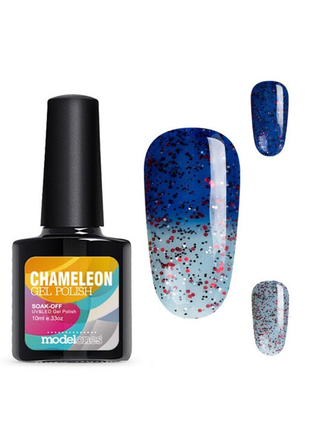 

Modelones Soak-off UV LED Temperature Change Chameleon Gel Nail Polish - Shade 5766, Blue