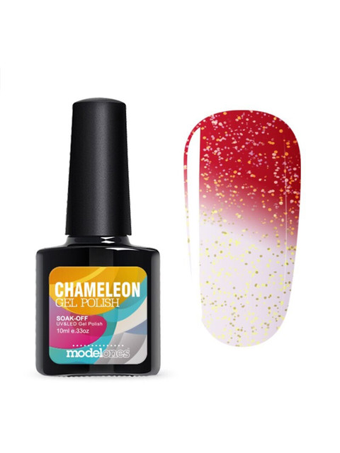 

Modelones Soak-off UV LED Temperature Change Chameleon Gel Nail Polish - Shade 5758, Red