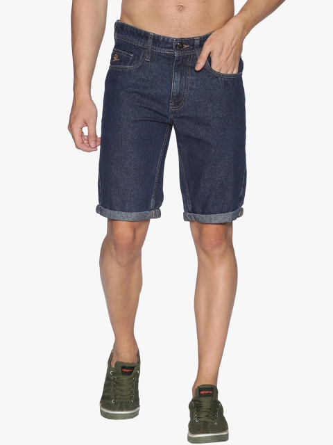 

Raa Jeans Men Blue Denim Shorts