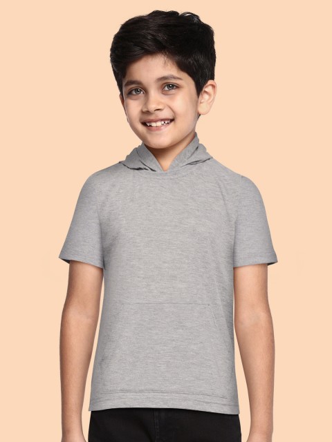 

GOJI Kids Grey Solid T-shirt