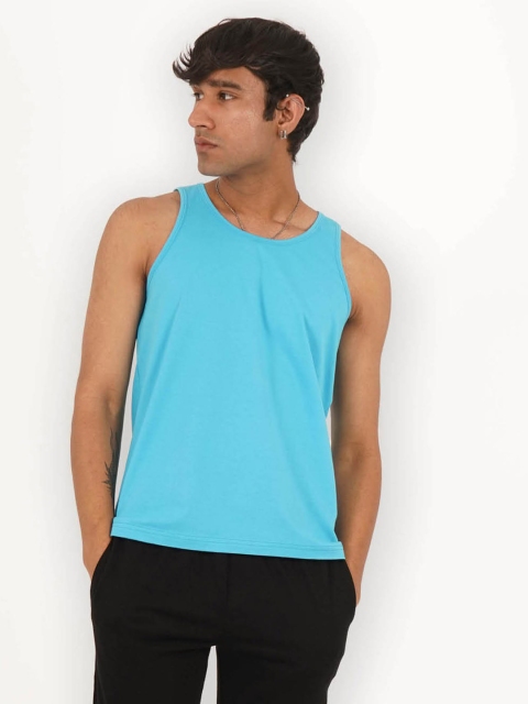 

Melangebox Men Blue T-shirt