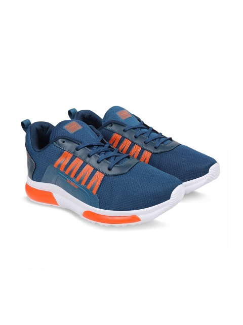 

UNISTAR Men Blue & Orange Mesh Running Sports Shoes With Air Technology