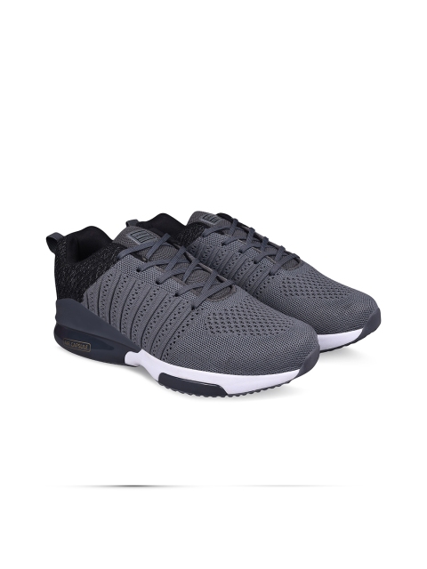 

UNISTAR Men Grey Mesh Walking Shoes