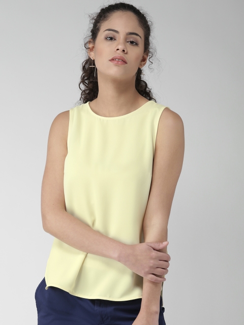 

FOREVER 21 Women Yellow Top