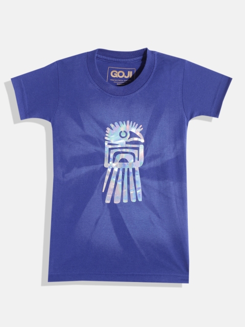 

GOJI Kids Blue Printed T-shirt