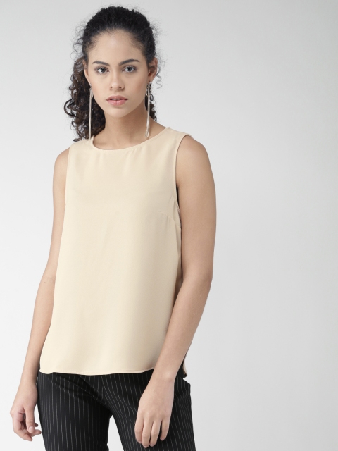 

FOREVER 21 Women Beige Top