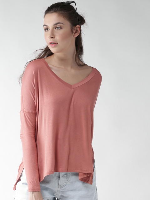 

FOREVER 21 Women Dusty Pink Top