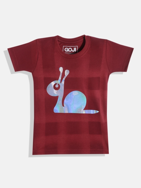 

GOJI Kids Red Printed T-shirt