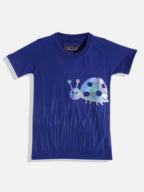 

GOJI Kids Blue Printed T-shirt