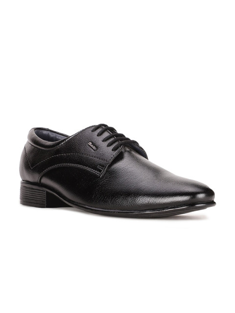 

Bata Men Black Solid Formal Derbys