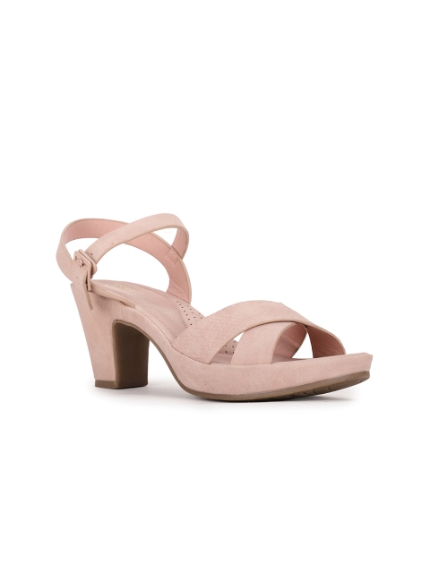 

Bata Pink Party Block Peep Toes