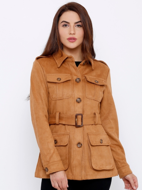 

Kraus Jeans Women Tan Longline Tailored Jacket