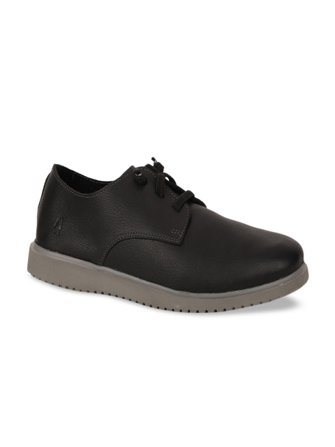 

Hush Puppies Men Black Leather Sneakers