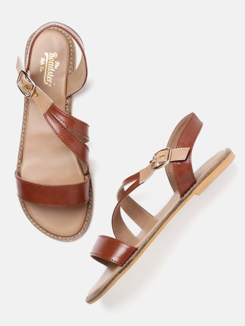 

Roadster Women Brown Solid Flats