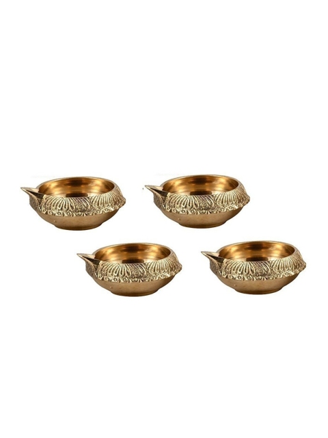 

WENS Set of 4 Gold-Toned Puja Diyas