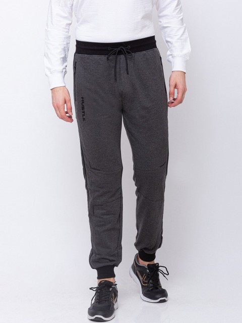 

Status Quo Men Grey Solid Cotton Joggers
