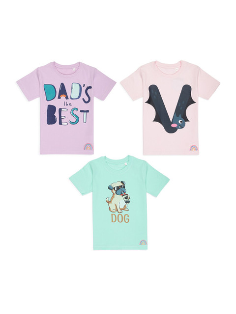 

Tossido Kids Typography 3 Printed T-shirt, Na