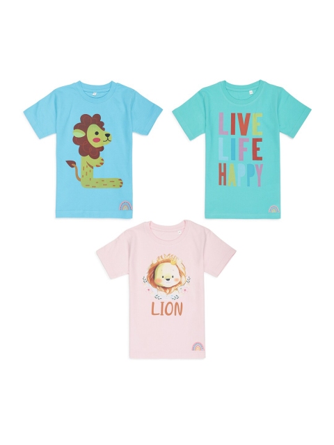 

Tossido Kids 3 Printed Applique T-shirt, Na