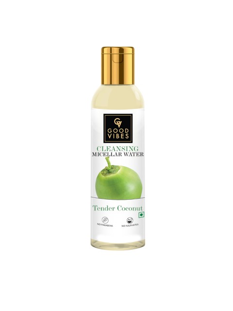 

Good Vibes Tender Coconut Cleansing Micellar Water 120 ml, White