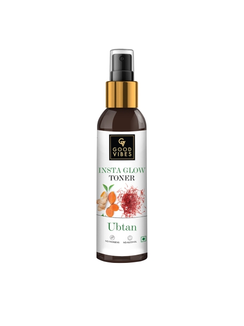 

Good Vibes Ubtan Insta Glow Toner with Saffron & Turmeric 120 ml, White