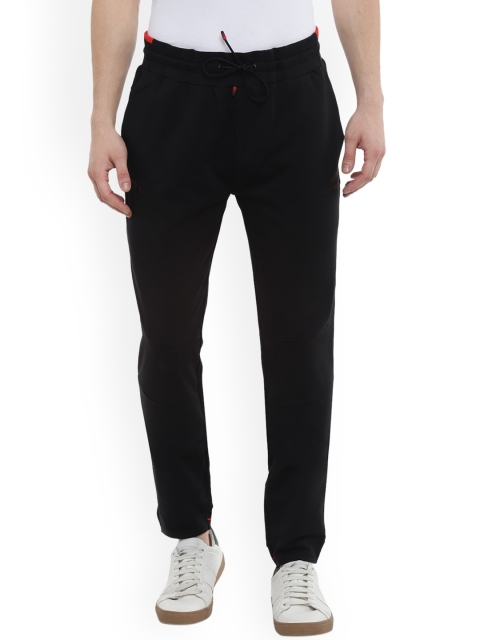 

HACKETT LONDON Men Black Solid Cotton Track Pants