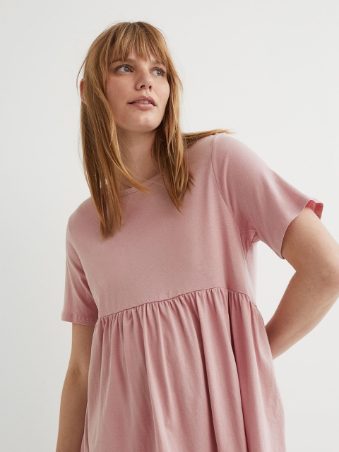 

H&M Pink MAMA Peplum Top