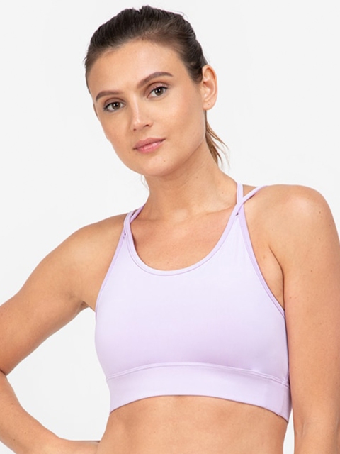 

ZALORA ACTIVE Purple Lightly Padded Sports Bra