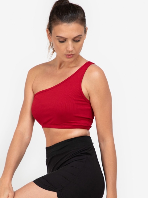 

ZALORA ACTIVE Red Lightly Padded Sports Bra