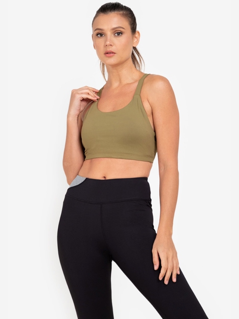 

ZALORA ACTIVE Green Bra Lightly Padded ZV0122WAP0453A-L