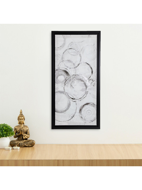 

Home Centre Grey Artistry Circular Abstract Wall Art With Frame