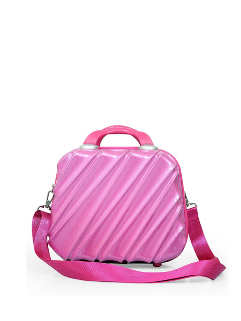 

Polo Class Pink Textured Vanity Bag-Medium
