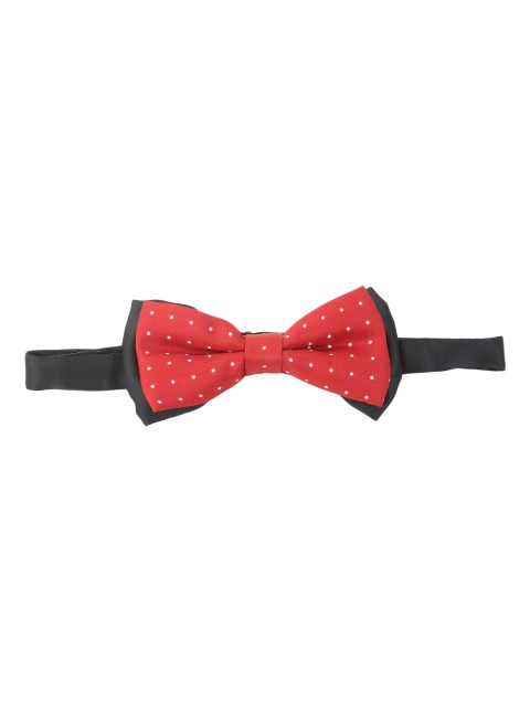 

Alvaro Castagnino Red & Black Polka Dot Print Bow Tie