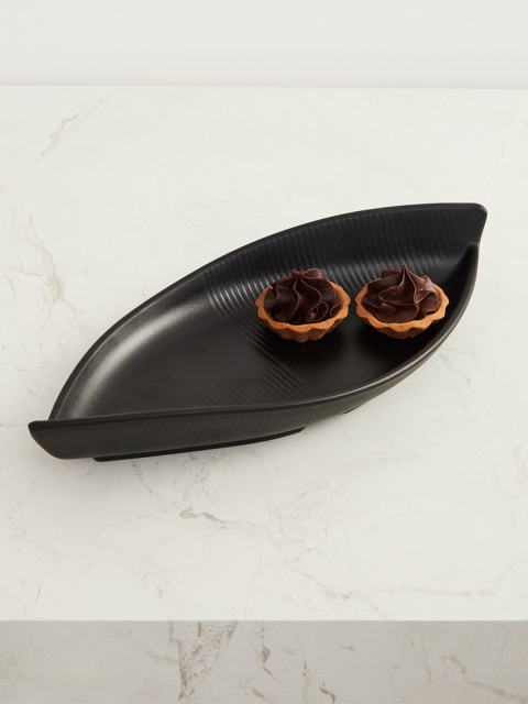 

Home Centre Black Silvano Solid Food Platter