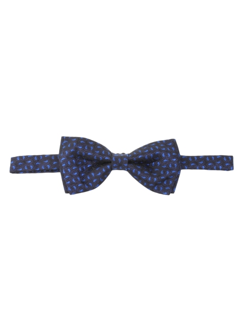 

Alvaro Castagnino Grey & Blue Patterned Bow Tie
