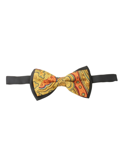 

Alvaro Castagnino Yellow Printed Bow Tie