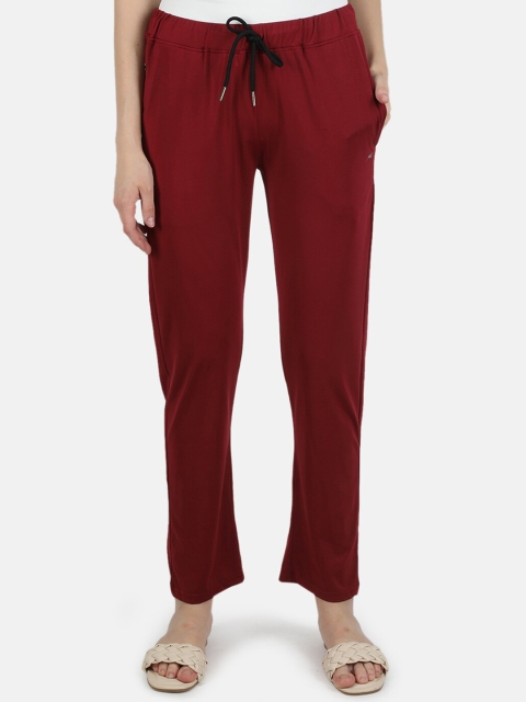 

Monte Carlo Women Maroon Solid Lounge Pants