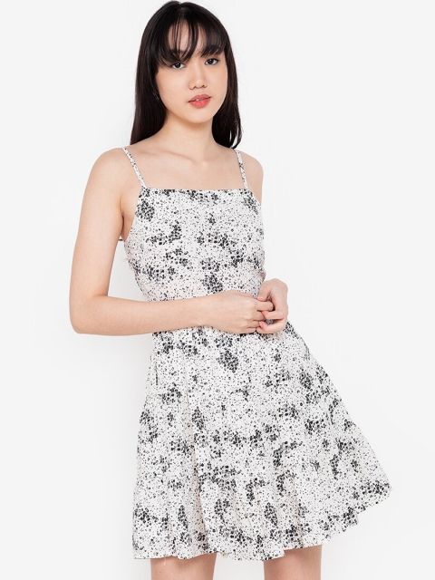 

ZALORA BASICS Women White & Black Mini Dress
