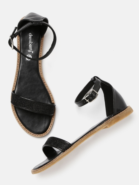 

DressBerry Women Black Flats