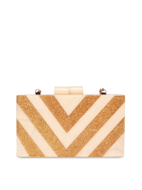 

ASTRID Cream-Coloured Striped Sling Bag