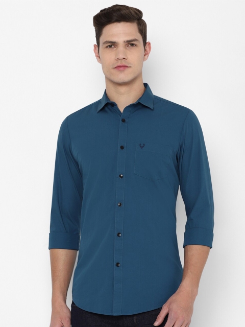 

Allen Solly Men Blue Slim Fit Casual Shirt