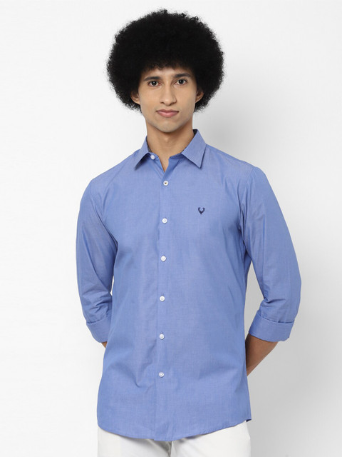

Allen Solly Men Blue Slim Fit Casual Shirt