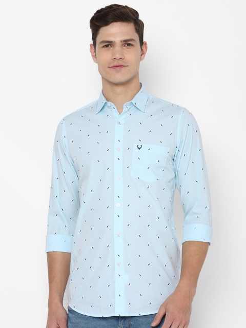 

Allen Solly Men Blue Slim Fit Printed Casual Shirt